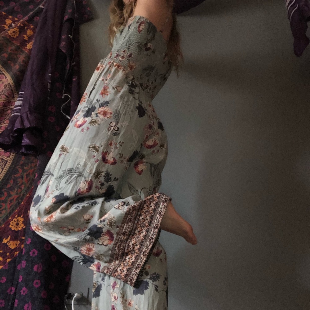 NWOT floral jumpsuit